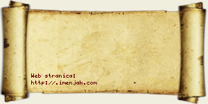 Hana Udovičić vizit kartica